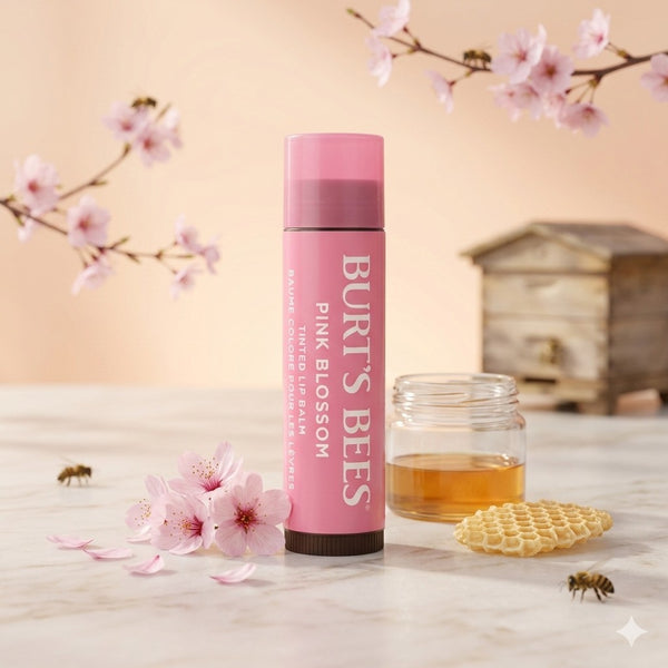 Burts Bees  Tinted Lip Balm Pink Blossom