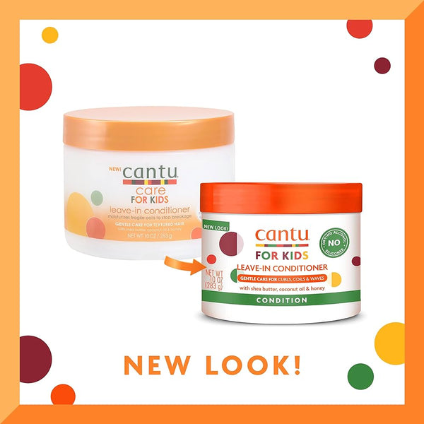 CANTU Care for Kids Leave-In Conditioner | No Sulphate, Silicone, Parabens 283g - Afro Hair Boutique