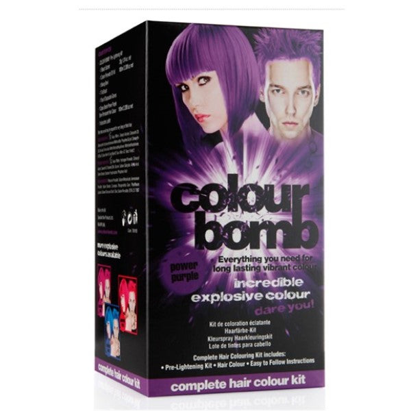 Colour Bomb  Semi Permanent Hair Colour Power Purple