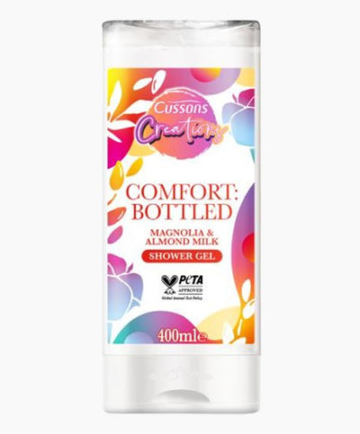 Creations Comfort Bottled Magnolia And Almond Milk Shower Gel 400ml