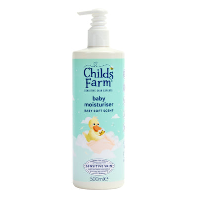 Childs Farm Baby Moisturiser Baby Soft Scent 200ml / 500ml