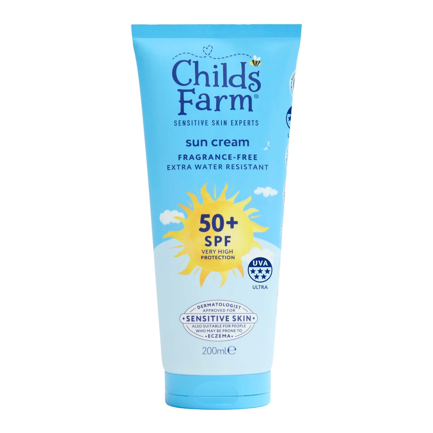 Childs Farm Sun Cream Fragrance Free SPF50 200ml