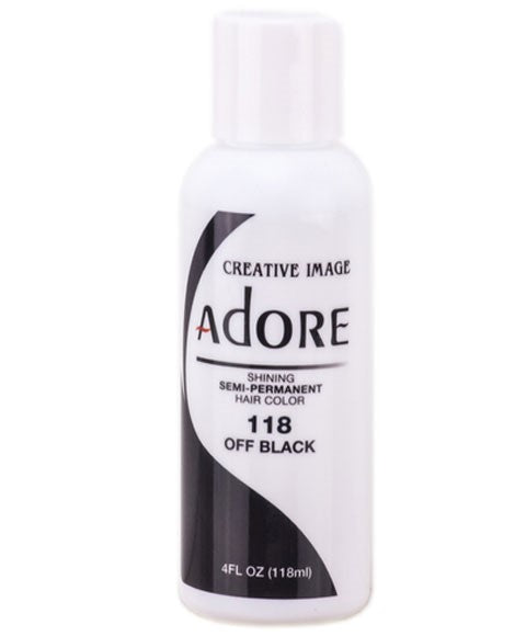 creative image Adore Shining Semi Permanent Hair Color Off Black
