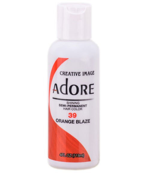 creative image Adore Shining Semi Permanent Hair Color Orange Blaze