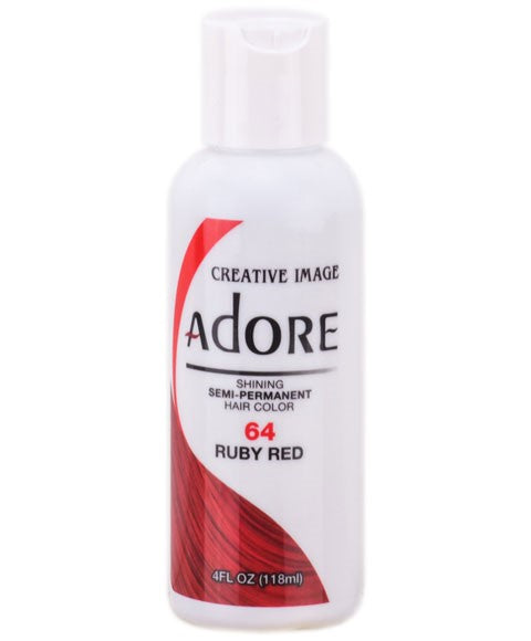 creative image Adore Shining Semi Permanent Hair Color Ruby Red