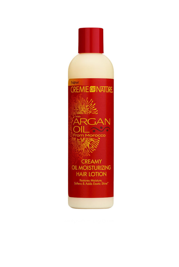 Creme Of Nature Argan Oil Creamy Oil Moisturizing Hair Lotion 250ml - Afro Hair Boutique