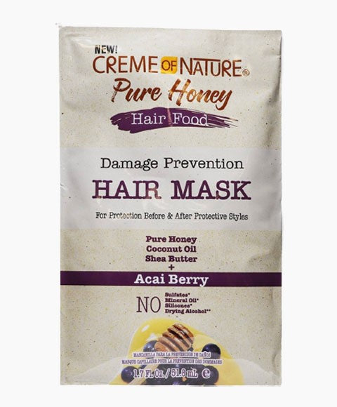 creme of nature  Pure Honey Hair Food Acai Berry Hair Mask