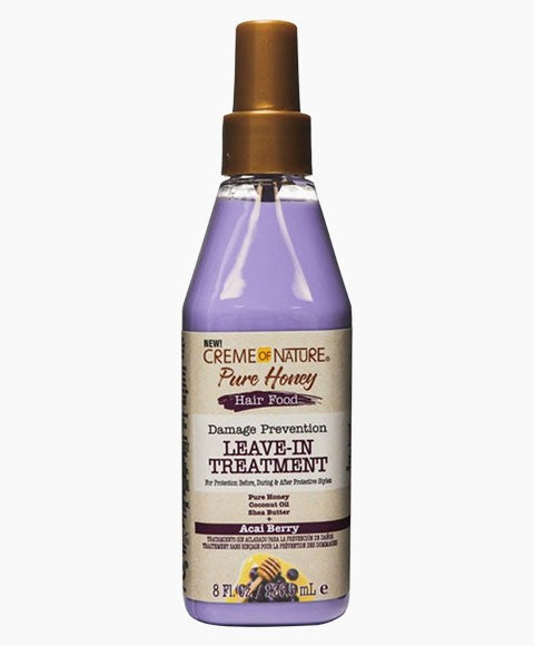 creme of nature Pure Honey Hair Food Acai Berry Leave In Treatment