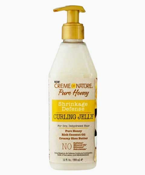 creme of nature  Pure Honey Shrinkage Defense Curl Jelly