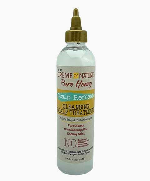 creme of nature Pure Honey Scalp Refresh Cleansing Scalp Treatment