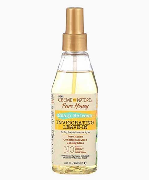 creme of nature Pure Honey Scalp Refresh Invigorating Leave In Spray