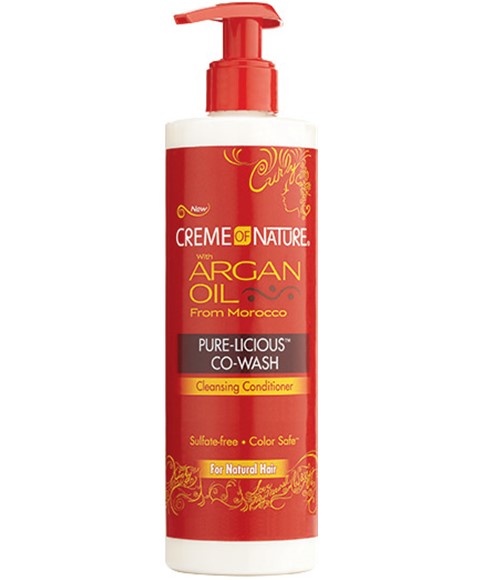 creme of nature Argan Oil Pure Licious Co Wash Cleansing Conditioner