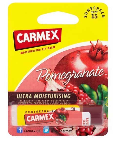 Carma Laboratories Moisturising Lip Balm Stick Pomegranate