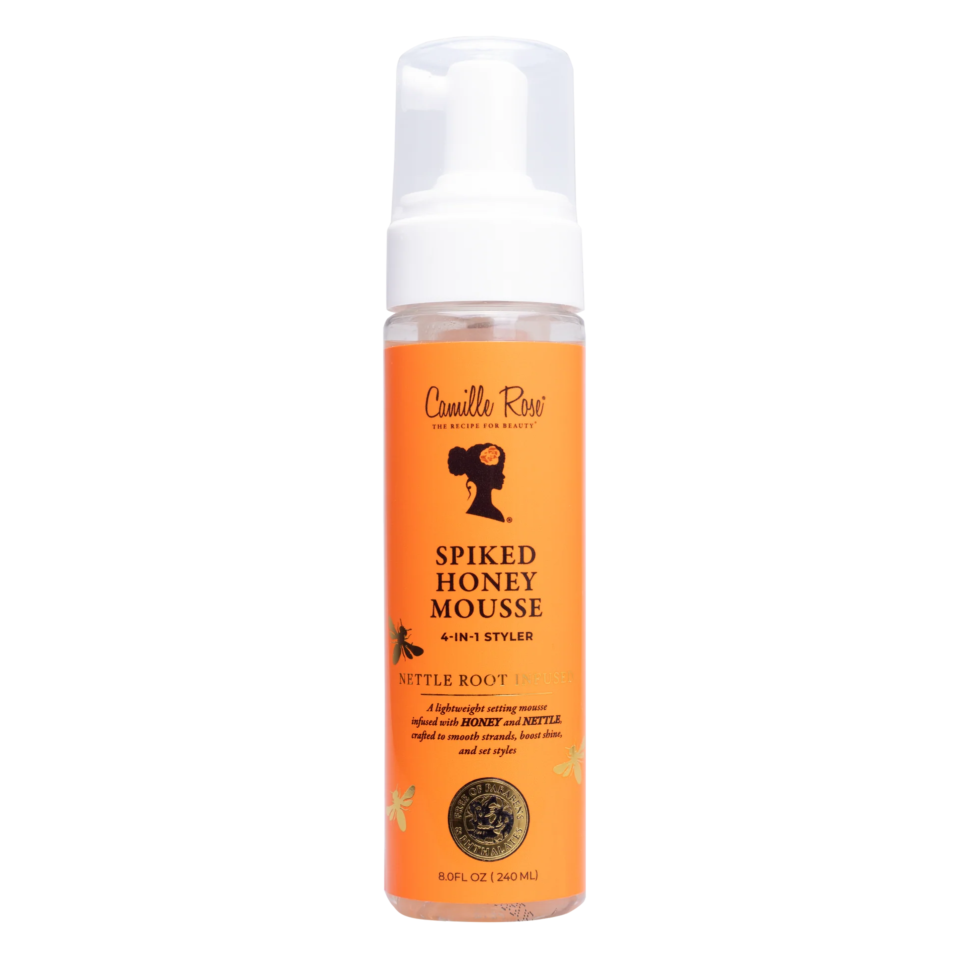Camille Rose Naturals Camille Rose Spiked Honey 4 In 1 Styler Mousse 240ml