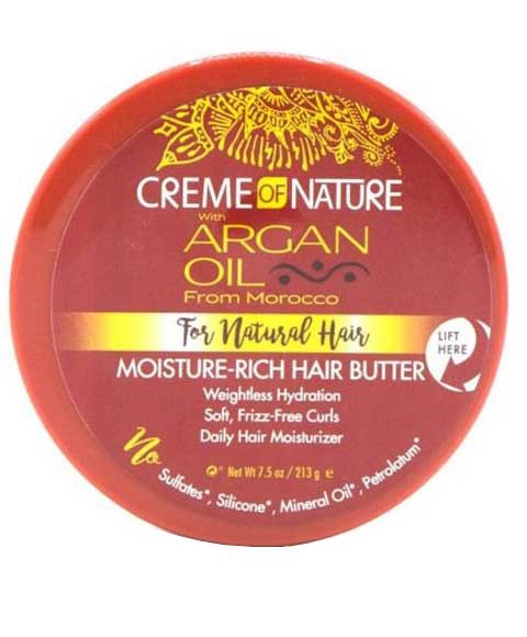 creme of nature Argan Oil From Morocco Moisture Rich Hair Butter