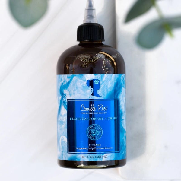 Camille Rose Naturals Black Castor Oil Plus Chebe Cleanse Shampoo 355ml - Afro Hair Boutique