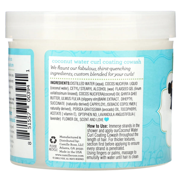Camille Rose Naturals Coconut Water Curl Coating Cowash 354ml
