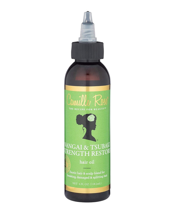Camille Rose Naturals Nangai And Tsubaki Strength Restore Hair Oil 118.2ml - Afro Hair Boutique