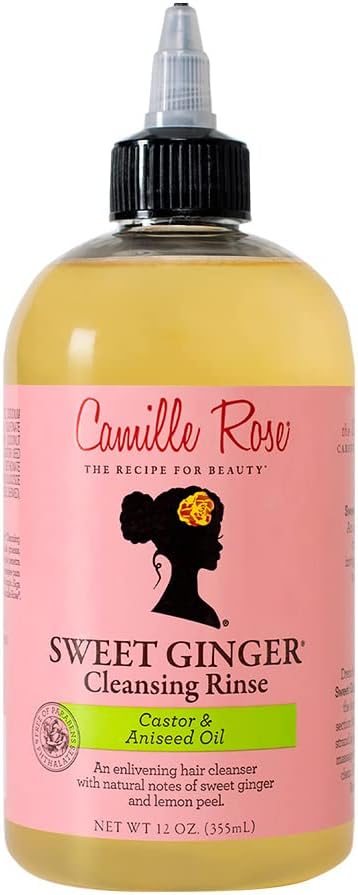 Camille Rose Naturals Sweet Ginger Cleansing Rinse W Castor & Aniseed Oil 355ml - Afro Hair Boutique