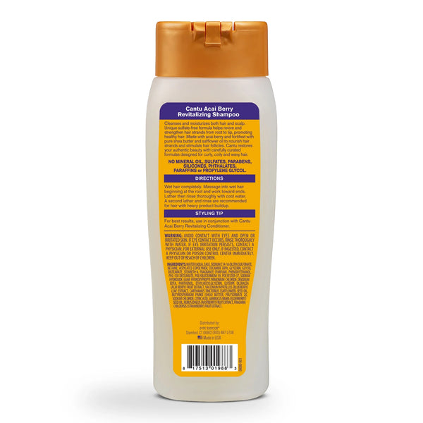 Cantu Acai Berry And Shea Butter Revitalizing Shampoo 400ml - Afro Hair Boutique