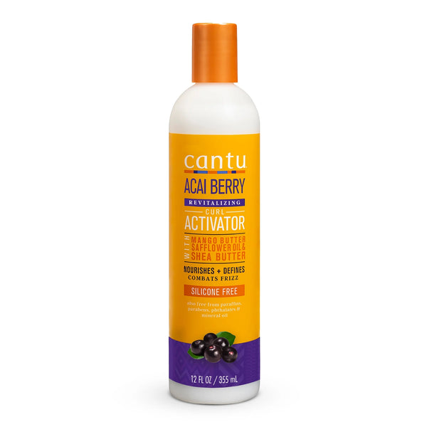 Cantu Acai Berry Shea Butter Revitalizing Curl Activator 355ml - Afro Hair Boutique