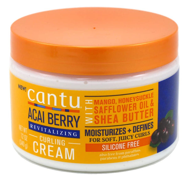 Cantu Acai Berry Shea Butter Revitalizing Curling Cream 340g - Afro Hair Boutique