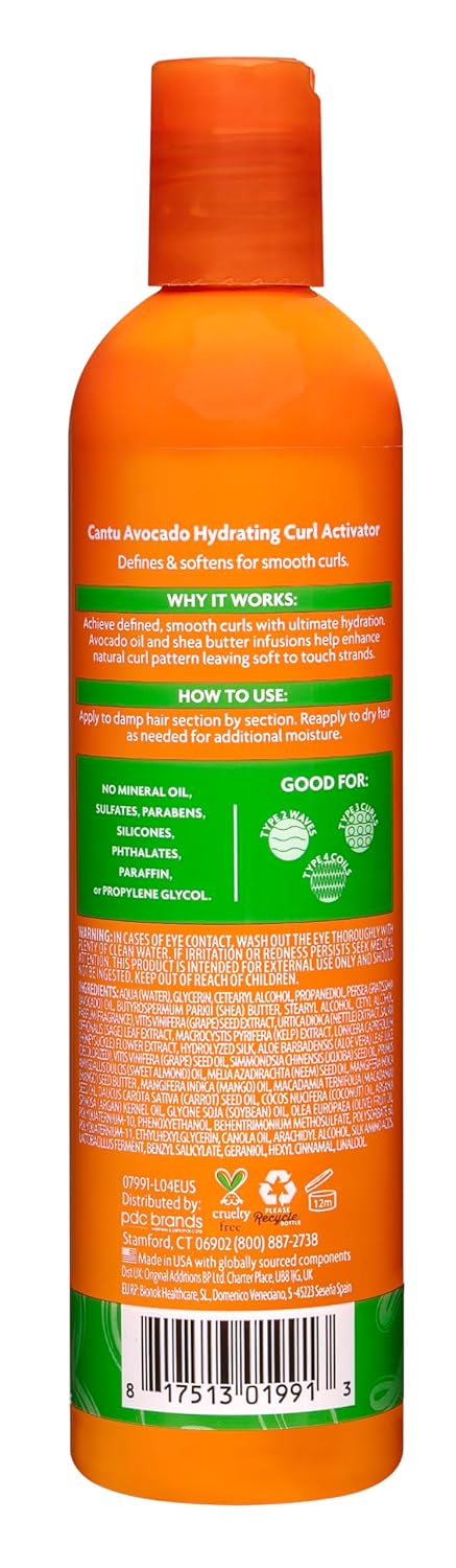 Cantu Avocado Hydrating Curl Activator 355ml - Afro Hair Boutique