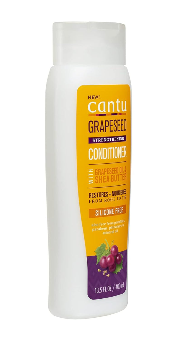 Cantu Beauty Grapeseed Strengthening Conditioner Silicone Free 400ml - Afro Hair Boutique