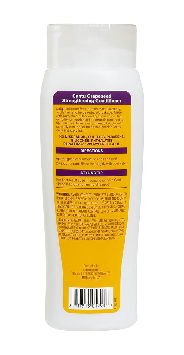 Cantu Beauty Grapeseed Strengthening Conditioner Silicone Free 400ml - Afro Hair Boutique