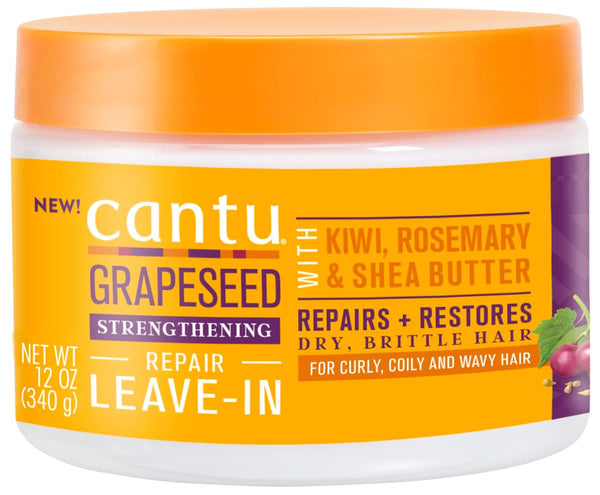 Cantu Grapeseed Strengthening Repair Leave In 340g - Afro Hair Boutique