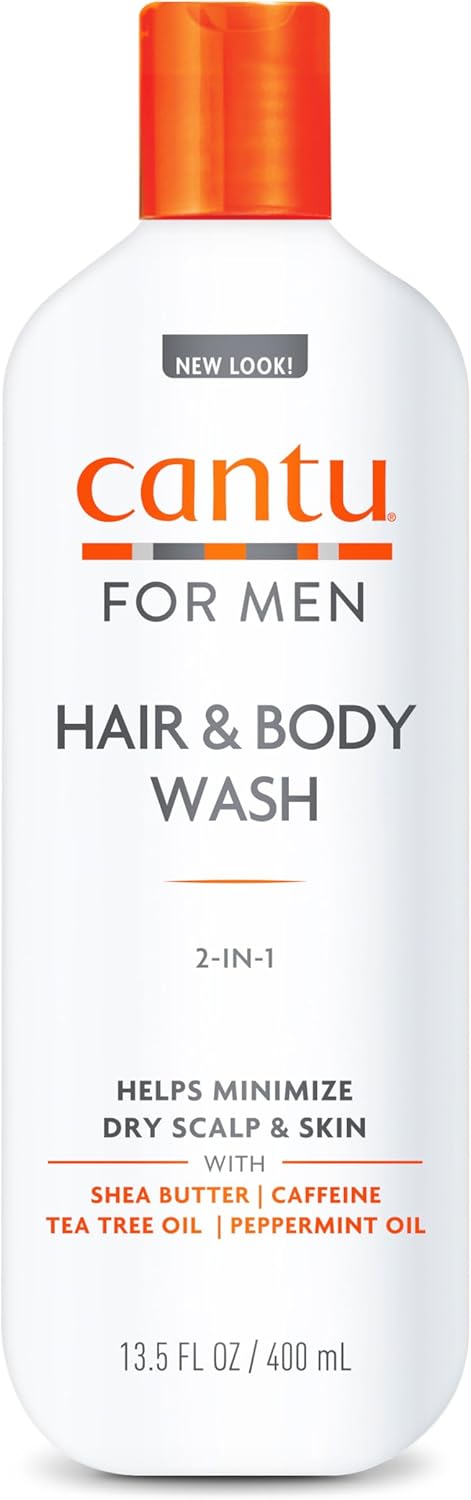 Cantu Men 2 In 1 Hair And Body Wash 400ml - Afro Hair Boutique