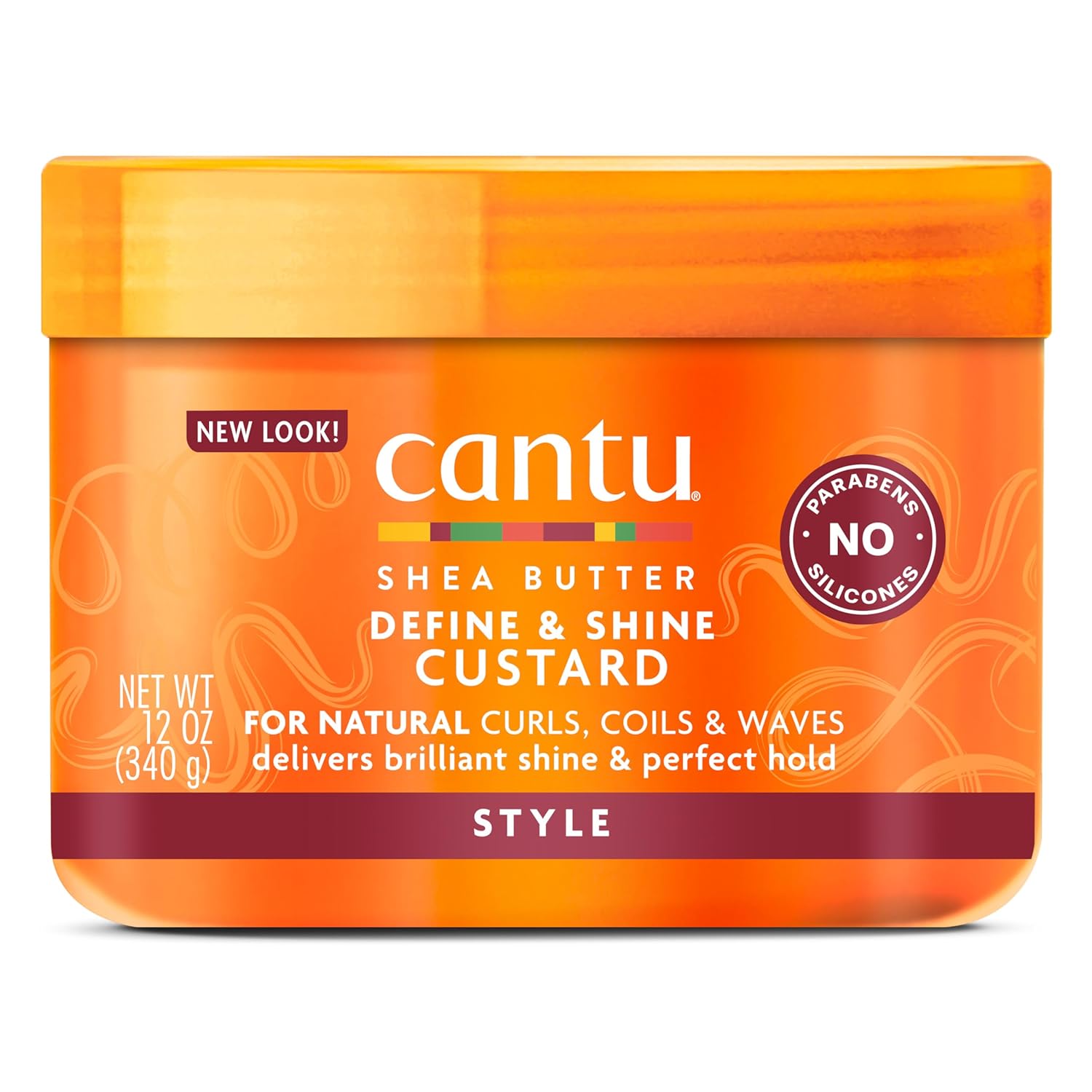 Cantu Shea Butter Define And Shine Custard 340g - Afro Hair Boutique
