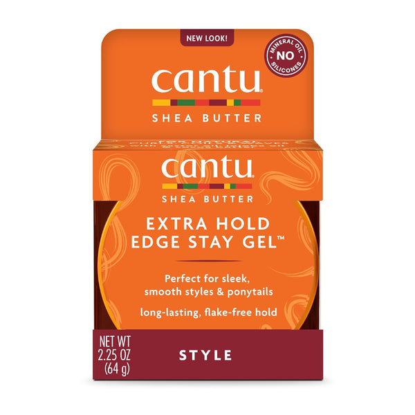 Cantu Shea Butter Extra Hold Edge Stay Gel 64g - Afro Hair Boutique