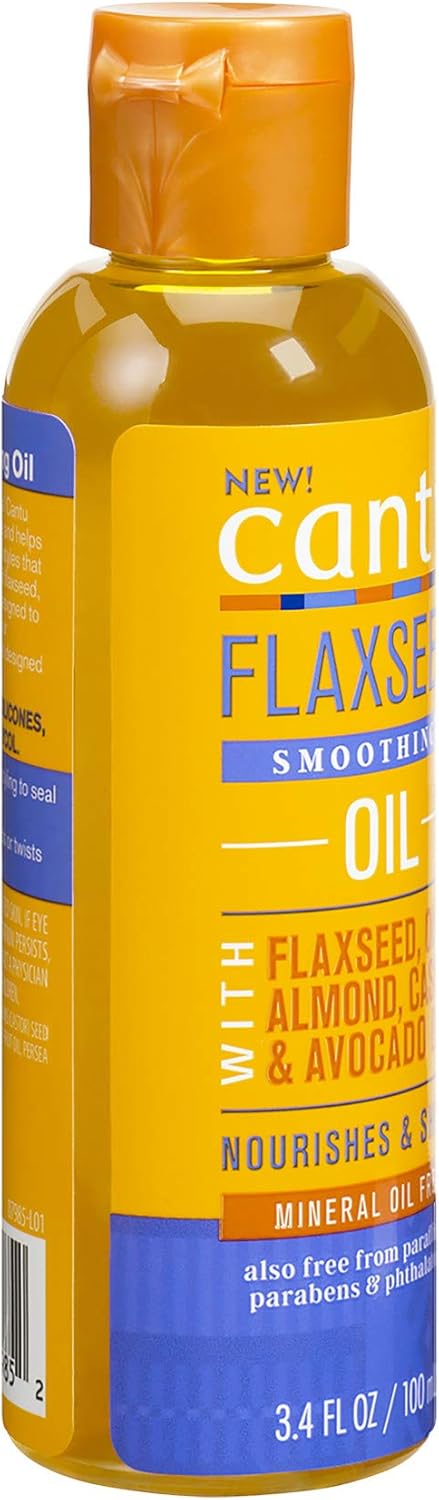 Cantu Shea Butter Flaxseed Smoothing Oil 100ml - Afro Hair Boutique