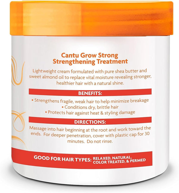 Cantu Shea Butter Grow Strong Strengthening Treatment 173g - Afro Hair Boutique