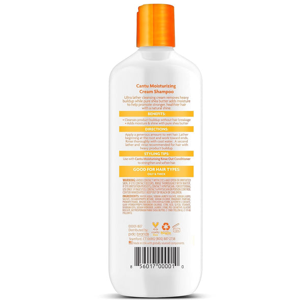 Cantu Shea Butter Moisturizing Cream Shampoo 400ml - Afro Hair Boutique