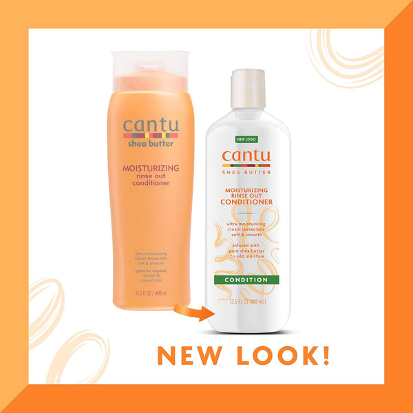 Cantu Shea Butter Moisturizing Rinse Out Conditioner 400ml - Afro Hair Boutique