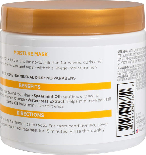 Cantu TXTR By Treat Moisture Mask 396g - Afro Hair Boutique