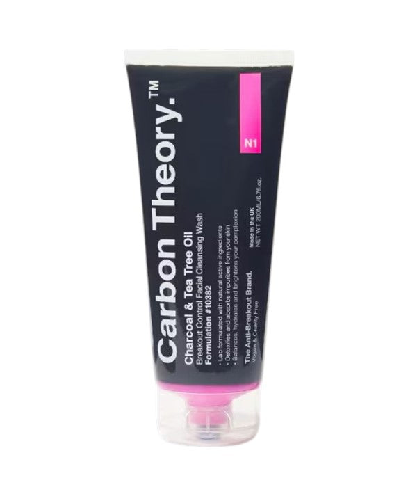 Carbon Theory  Charcoal And Tea Tree Oil Breakout Control Facial Cleansing Wash