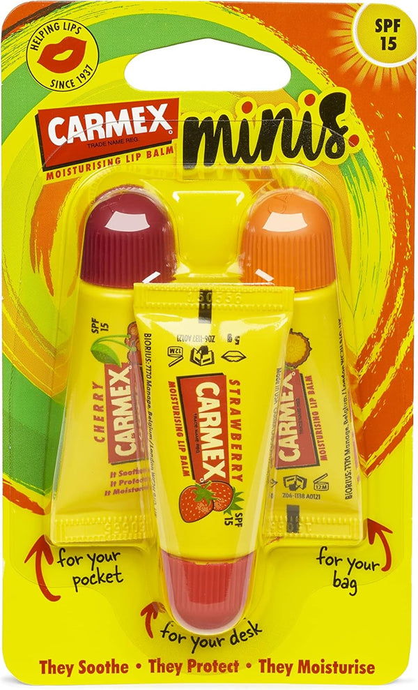 Carma Laboratories Carmex Minis Lip Balm Trio Pack - Afro Hair Boutique