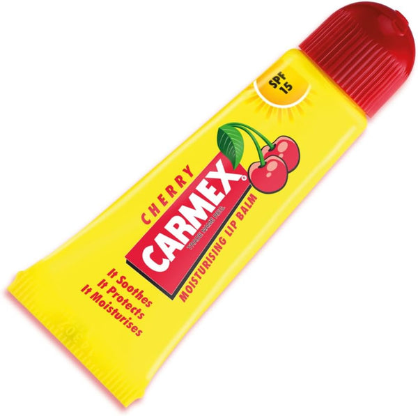 Carma Laboratories Carmex Moisturising Lip Balm Tube Cherry 10g - Afro Hair Boutique