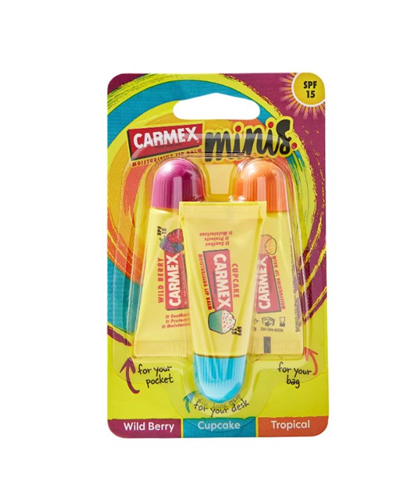 Carmex  Minis Scented Lip Balms Trio Pack