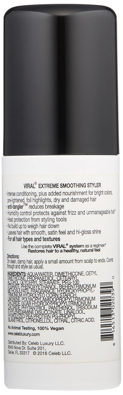Celeb Luxury Extreme Smoothing Styler Leave In Conditioner 100ml