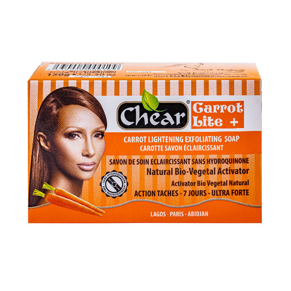 Chear Carrot Lite Plus Carrot Exfoliating Soap 150g - Afro Hair Boutique