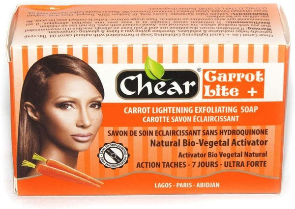 Chear Carrot Lite Plus Carrot Exfoliating Soap 150g - Afro Hair Boutique