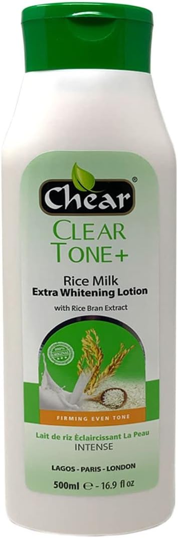 Chear Clear Tone Plus Extra Lotion With Rice Milk 500ml - Afro Hair Boutique