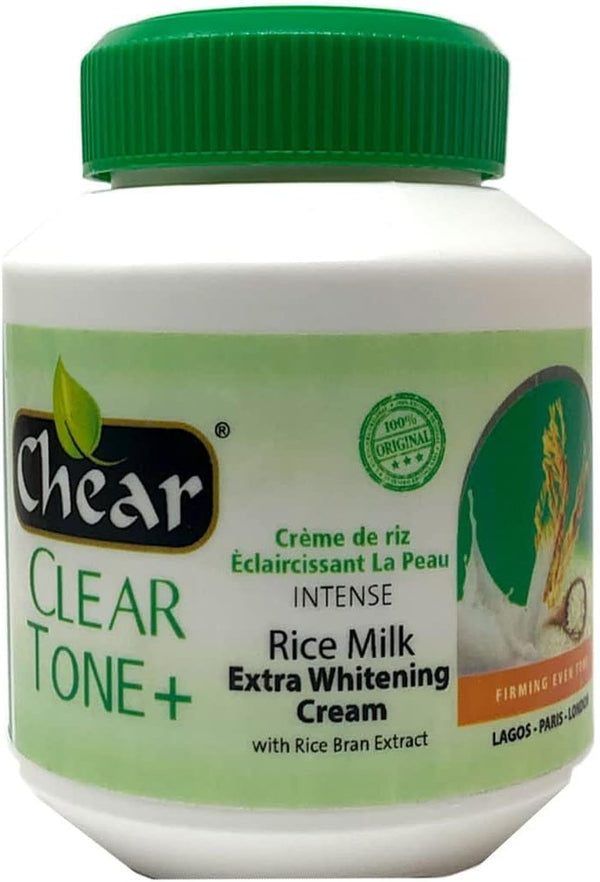 Chear Clear Tone Plus Rice Milk Extra Skin Whitening Cream 500ml - Afro Hair Boutique