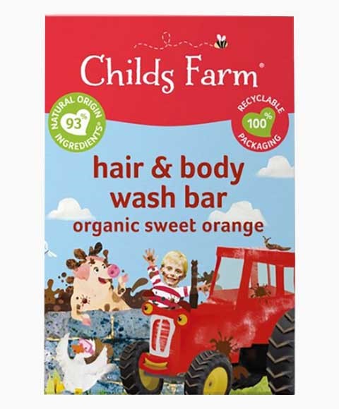 Childs Farm  Hair And Body Wash Bar With Organic Sweet Orange
