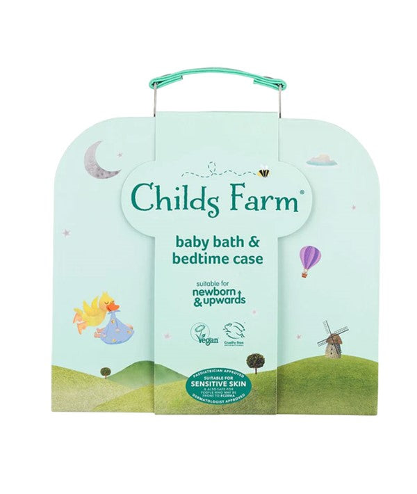 Childs Farm  Baby Bath And Bedtime Suitcase Gift Set