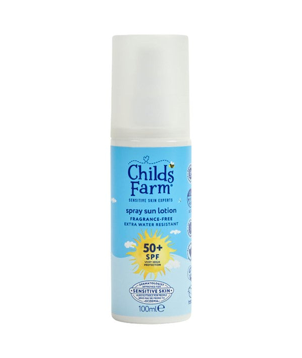 Childs Farm  Fragrance Free Sun Lotion Spray 50 SPF